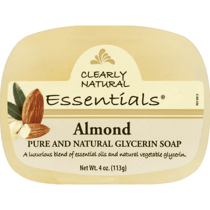 Clearly Natural  Glycerine Bar Soap Almond 4 oz
