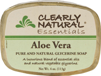 Clearly Natural Glycerine Soap Aloe Vera 4 OZ