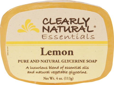 Clearly Natural Glycerine Soap Bar Lemon 4 OZ-OUT OF STOCK