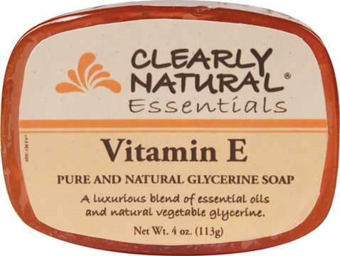 Clearly Natural Glycerine Soap Bar Vitamin-E 4 OZ