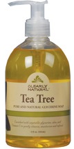 Clearly Natural Liquid Soap W/Pump Tea Tree 12 OZ