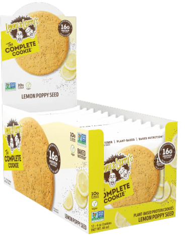 Lenny & Larry Complete Cookie Lemon Poppy 12 Box