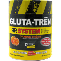 Con-Cret Gluta-Tren Orange Creme 20 Servings - 11.60 Oz (329 g)