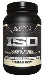 Core Nutritionals Co Core Iso 3Lb Vanilla Cake