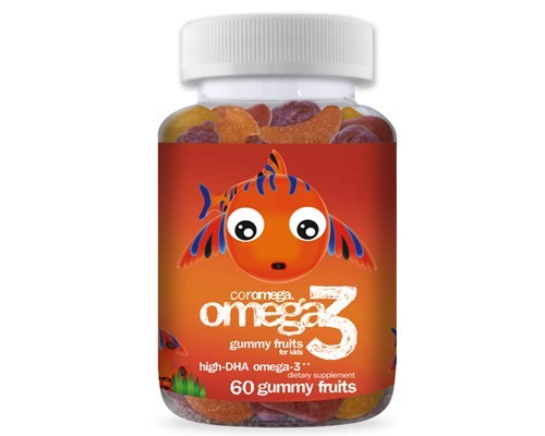 Coromega Omega 3 Gummy Fruits for Kids 60 Gummies-OUT OF STOCK