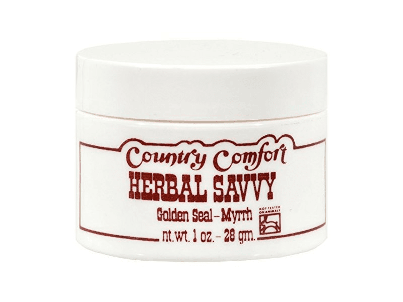 COUNTRY COMFORT Herbal Savvy Goldenseal Myrrh 1oz.