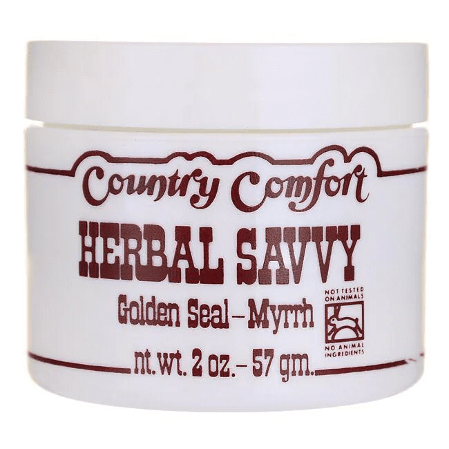 COUNTRY COMFORT Herbal Savvy Goldenseal Myrrh 2 oz.