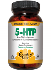 Country Life 5-HTP Tryptophan 50 mg 50 Vcaps    TEMPORARILY UNAVAILABLE