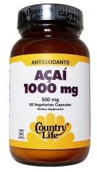 Country Life Acai 60 Vegicaps