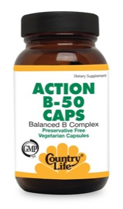 Country Life Action B-50 C 50 Vegicaps  TEMPORARILY UNAVAILABLE