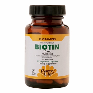 Country Life Biotin 10 Mg 60 vc