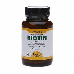 Country Life Biotin 5 Mg 120 vc