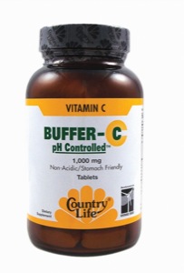 Country Life Buffer C Ph Ctld 1000Mg 60 Tab