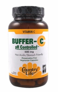 Country Life Buffer C Ph Ctrld500Mg 120 Vcap