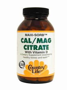 Country Life Cal/Mag Citrate W/Vit D 200 Softgels     TEMPORARILY UNAVAILABLE
