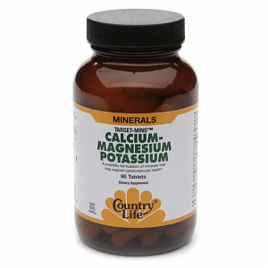 Country Life Cal-Mag-Potassium 90 tabs