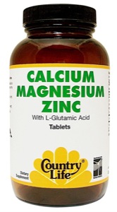 Country Life Cal-Mag-Zinc 250 Tabs