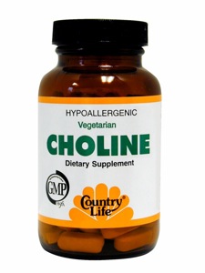 Country Life Choline 650 Mg. 100 Tabs-OUT OF STOCK