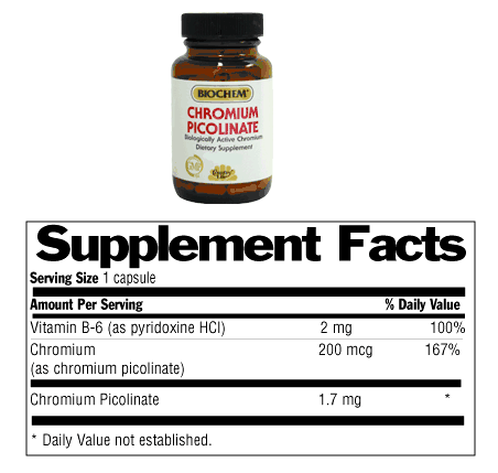 Country Life Chromium Picolinate Vcaps 100