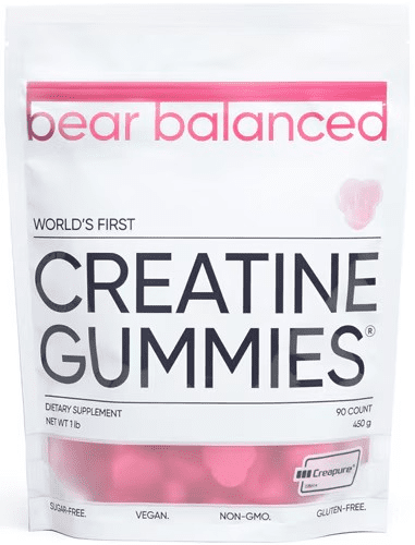 Bear Balanced Creatine Gummies 30 Servings Watermelon Burst Flavor