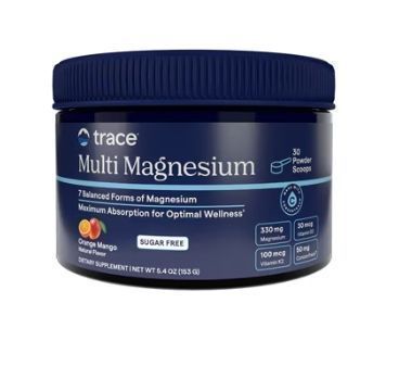 Trace Minerals Multi Magnesium Sugar Free 30 Servings Orange Mango Flavor