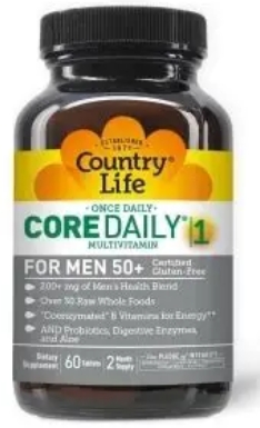 Country Life Core Daily 1 Men's 50+ 60 Tabs