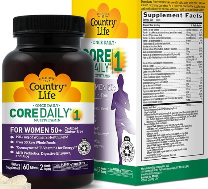 Country Life Core Daily 1 Women's 50+ 60Tab