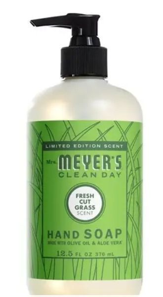 Mrs Meyers - Liquid Hand Soap Fresh Cut Grass 12.5floz