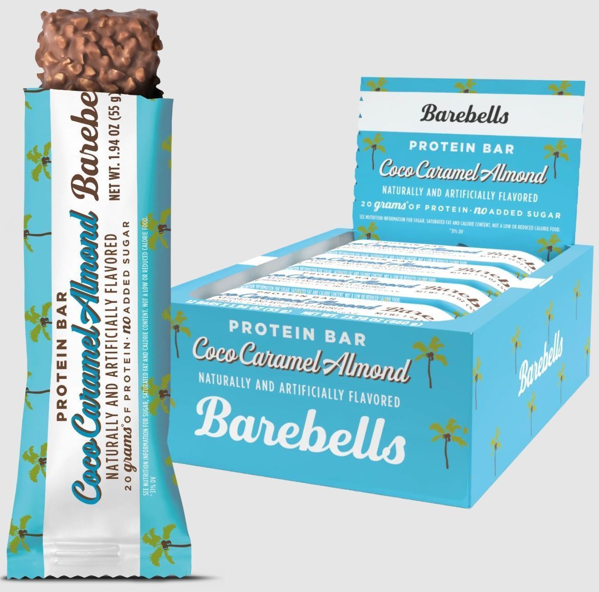 Barebells Functional Foods Soft Protein Bar Coco Caramel Almond 12 Bars