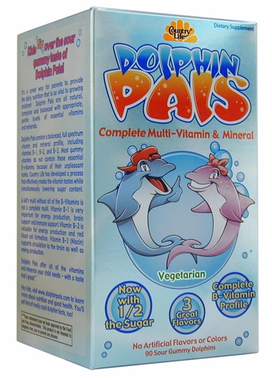 Country Life Dolphin Pals For Kids 90 Gummies - TEMP UNAVAILABLE