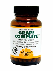 Country Life Grape Complete W/Pine Bark 60 Vegicaps   TEMPORARILY UNAVAILABLE
