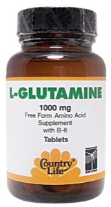 Country Life L-Glutamine 1000 W/B-6 30 Tabs
