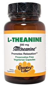 Country Life Theanine 200 Mg 60 vc