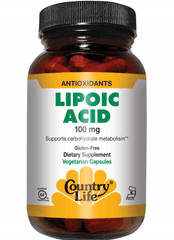 Country Life Lipoic Acid 100 Mg Vcaps 50