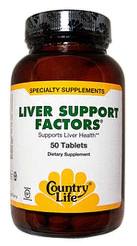 Country Life Liver Support Factors 50 Tabs     TEMPORARILY UNAVAILABLE