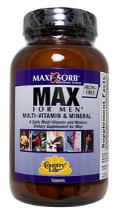 Country Life Max For Men 60 Tabs
