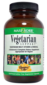 Country Life Vegetarian Support 120 vc