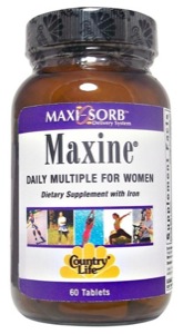 Country Life Maxine For Women 120 tabs