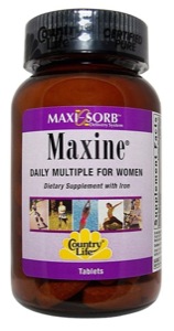 Country Life Maxine For Women 60 tabs