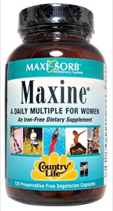 Country Life Max For Women Iron Free 120 Vegicaps