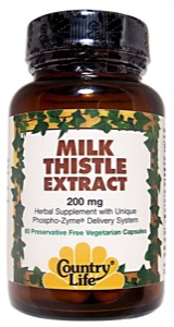 Country Life Milk Thistle Extract 60 Vcaps      TEMPORARILY UNAVAILABLE