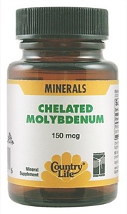 Country Life Molybdenum 150 Mcg 100 Tabs     TEMPORARILY UNAVAILABLE