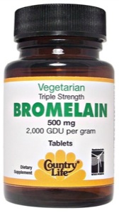 Country Life Bromelain 500mg 30 tabs       TEMPORARILY UNAVAILABLE