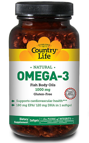 Country Life - Omega-3 1000Mg Fish Oil Bogo Softgel