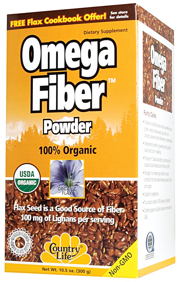 Country Life - Omega Fiber Powder 300G Powder