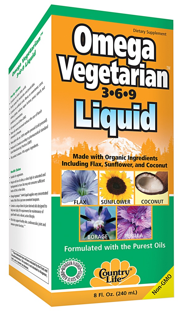Country Life - Omega Vege 369 Liquid 8 Fl Oz Liquid