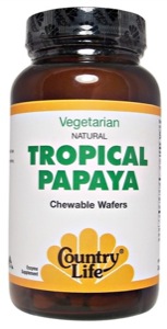 Country Life Papaya Chewable Tablets 200 Chew