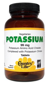 Country Life Potassium 250 Tabs