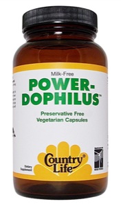 Country Life Power-Dophilus Milk Free 200 Vegicaps