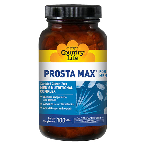 Country Life Prosta-Max For Men 100 Tabs    TEMPORARILY UNAVAILABLE